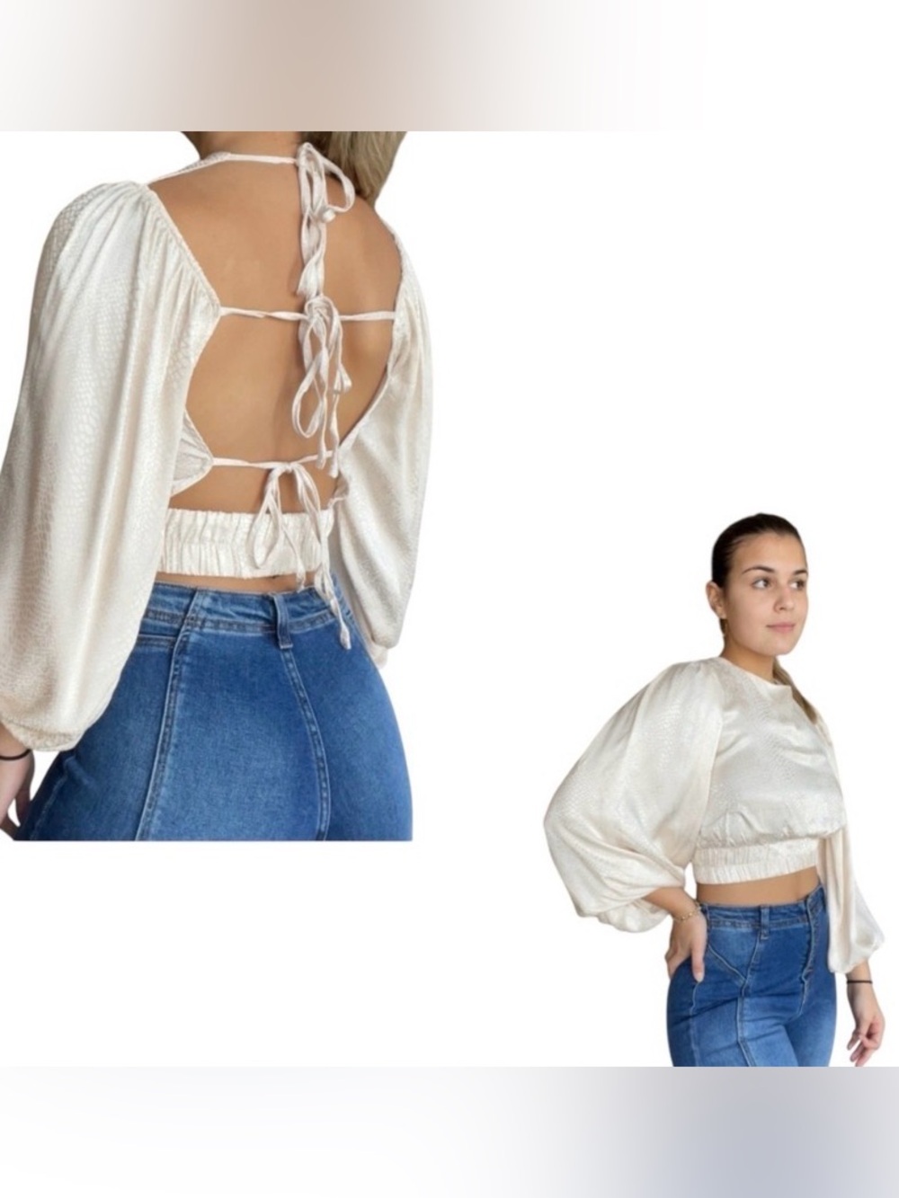 🩷 Free Shipping 🩷 Strut & Bolt Rose Gold Open Back Blouse- Size S